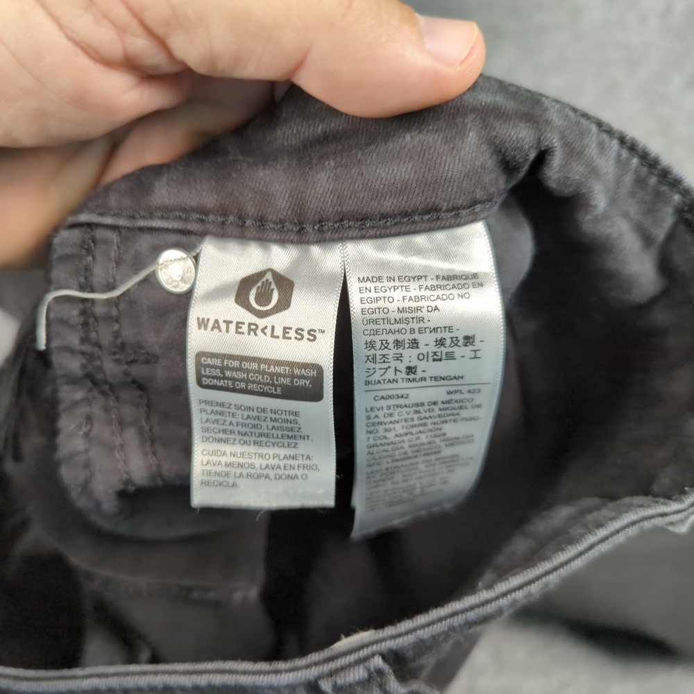 Levis‎ Jeans Womens 29 Black 726 Flare Stretch Casual Hippie Boho - Picture 10 of 16